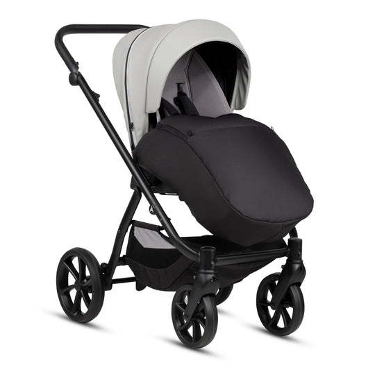 Noordi Fjordi V2 Leather 2027 2-in-1 Stroller – Sleet 074