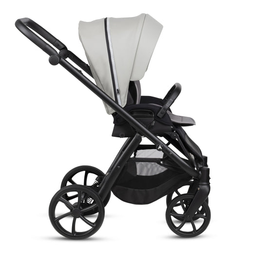 Noordi Fjordi V2 Leather 2027 2-in-1 Stroller – Sleet 074