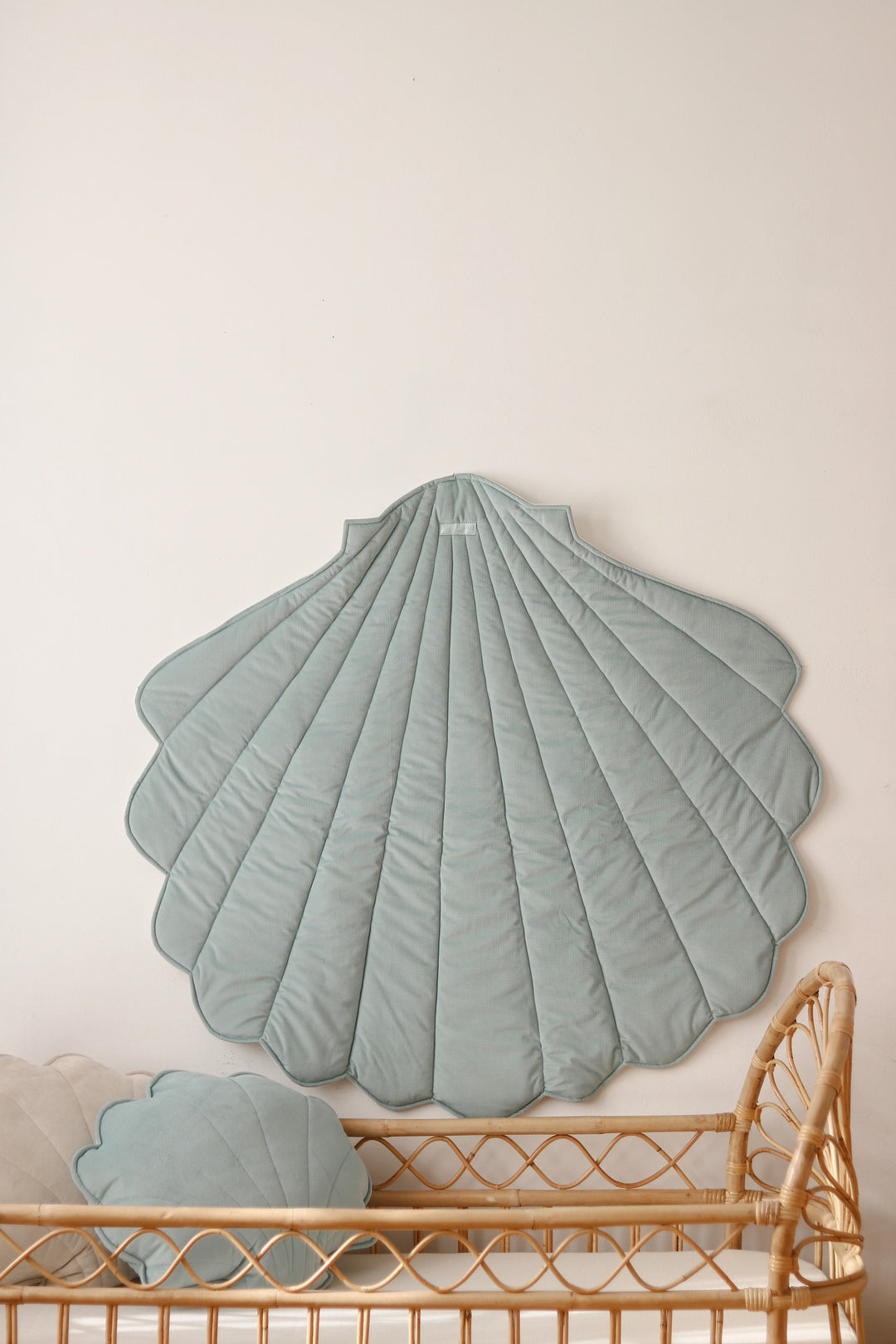 Speelmat van biologisch katoen en velvet - Mint