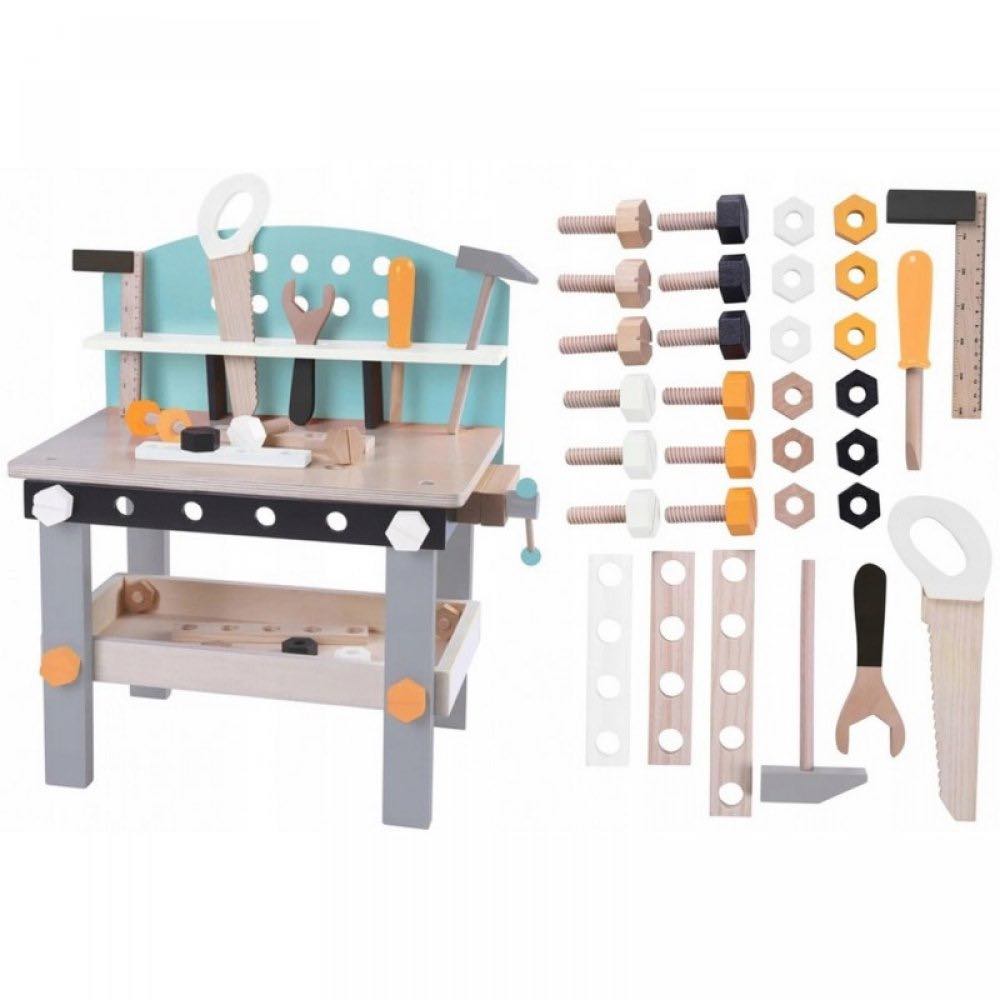 Wooden Workbench for Kids