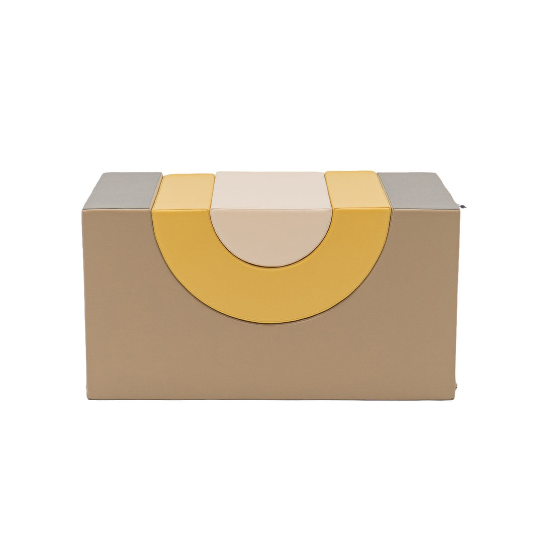 Rainbow Bridge Soft Play Set - Beige &amp; Honey