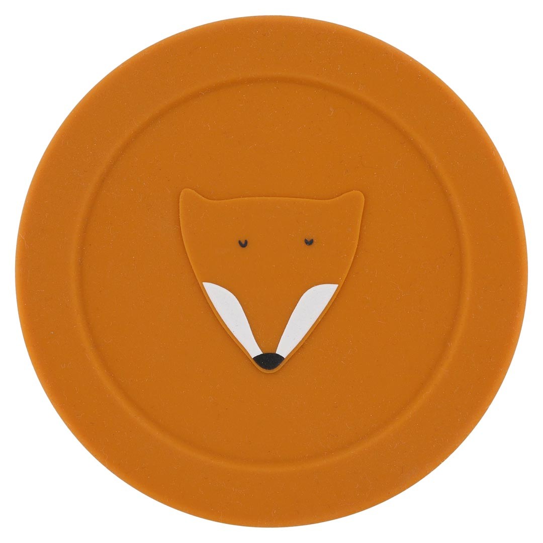 Silicone Snack Container with Lid - Mr. Fox