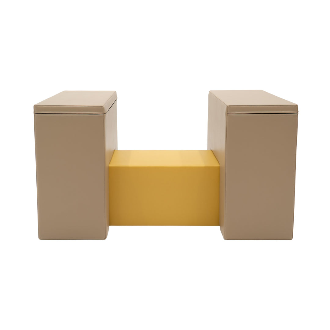 Soft Play Activity Set Balance Bridge - Beige &amp; Honey