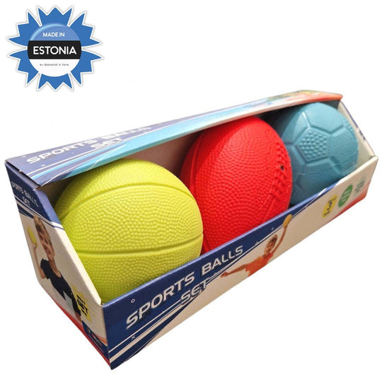 Sports Balls Set 3 pcs for Kids