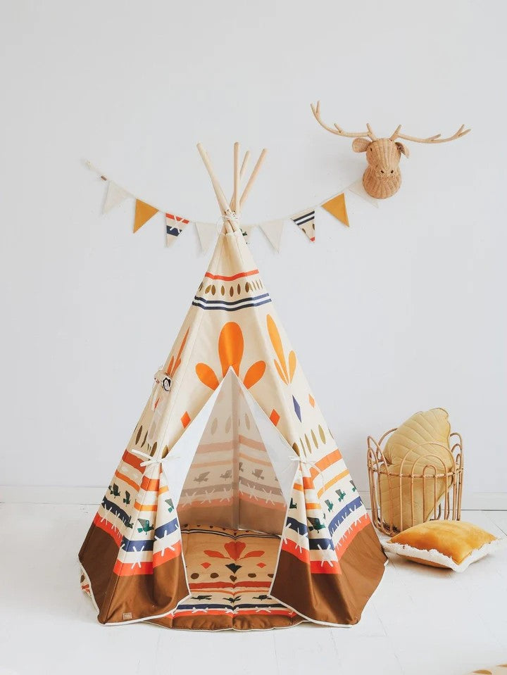 Teepee Tent with Mat - Native Vibe