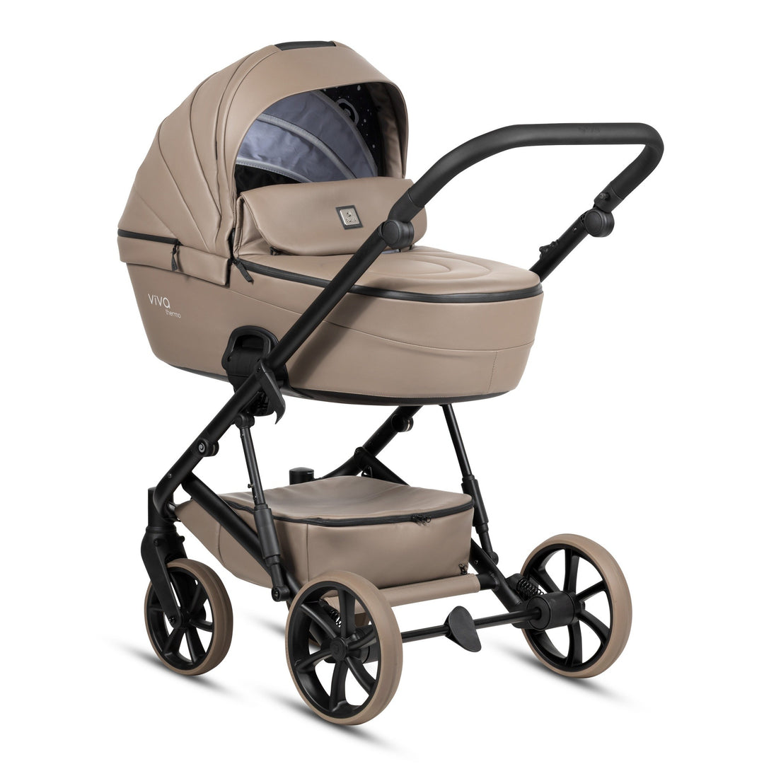 Tutis Viva 6+ Leather 2-in-1 Stroller – Cappuccino 149