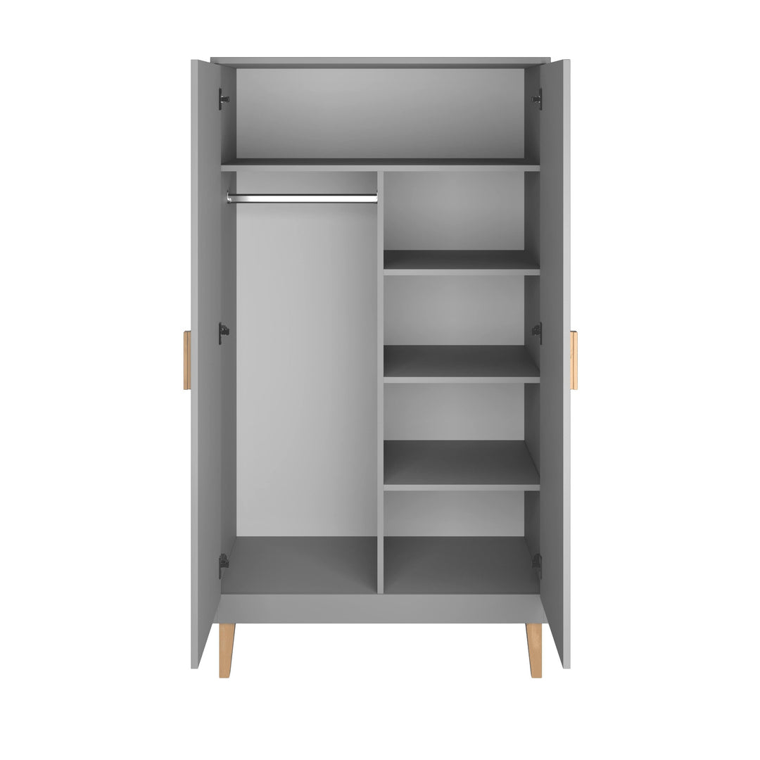 Wardrobe Kubi - Grey