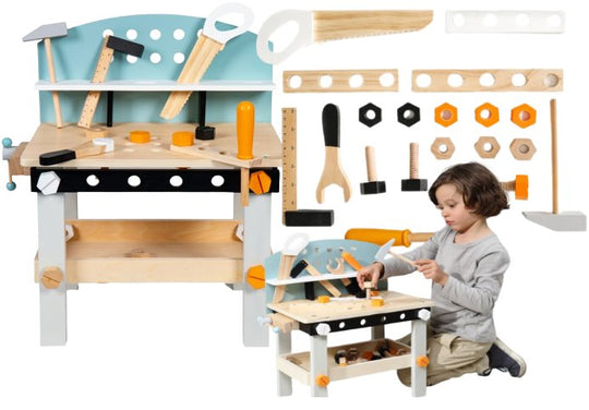 Wooden Workbench for Kids