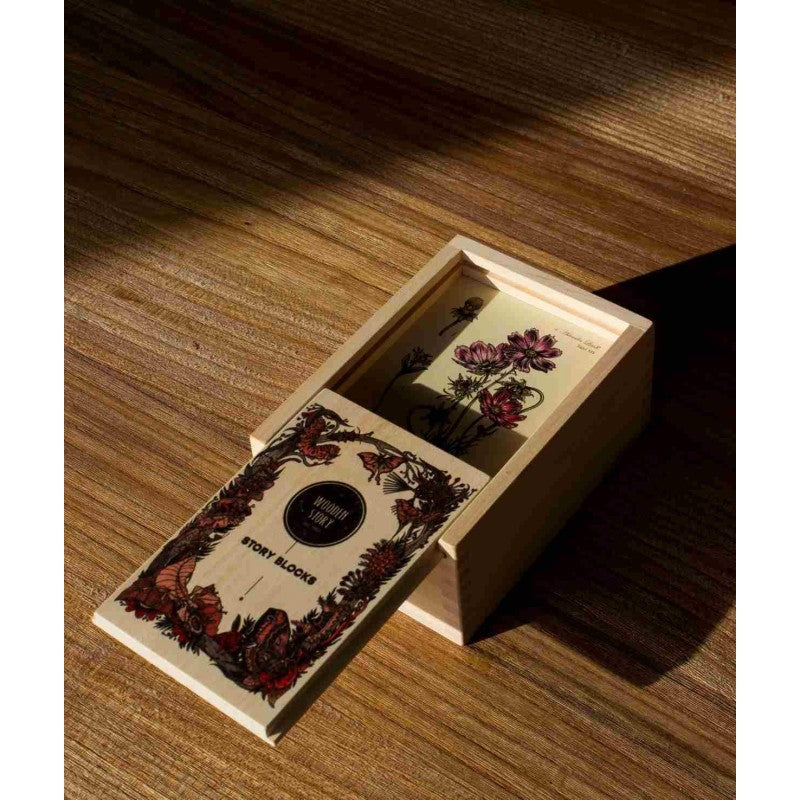 Wooden Blocks Bee Life - Honey Plants