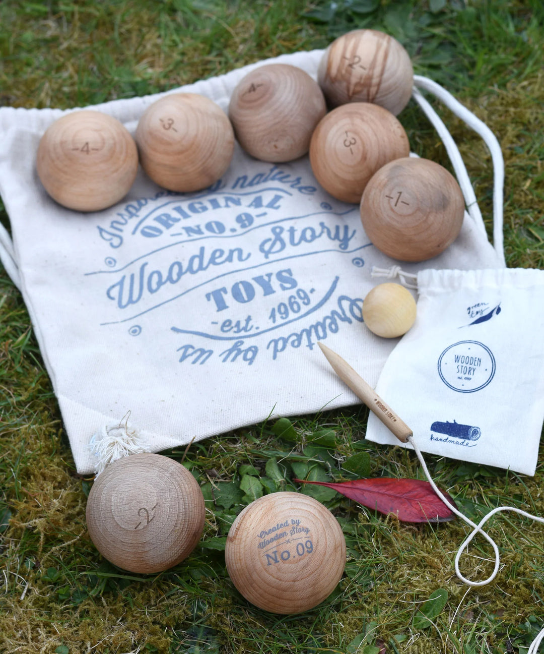 Houten jeu de boules spel