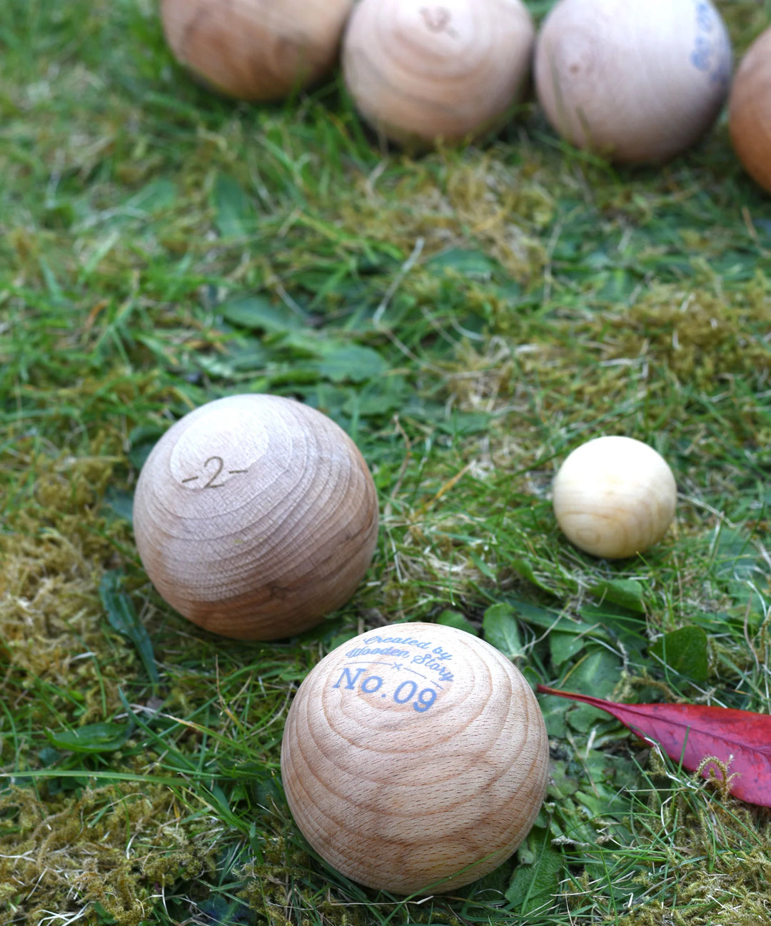 Houten jeu de boules spel