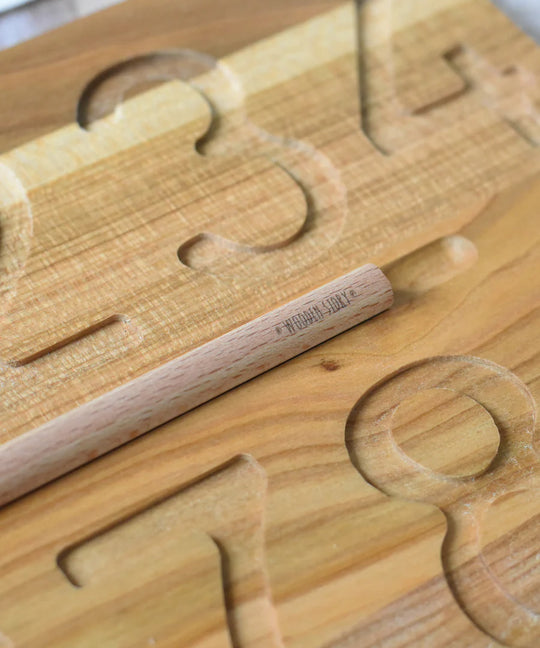 Wooden Montessori Number Board